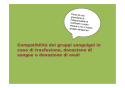gruppi sanguigni