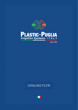 Catalogo Filtri, Ricambi e Accessori (Italiano) - Plastic