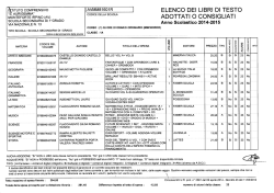 libri di testo scuola secondaria di 1° grado 2014-2015