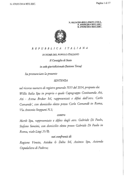 N. 070755/2014 REG.RIC. Pagina 1 di 17