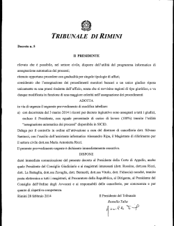 1 ~~·R-e. ~~ - Ordine degli Avvocati di Rimini