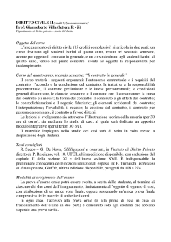 Diritto civile I RZ prof. Gianroberto Villa