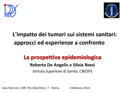 Prospettiva epidemiologica - EpiCentro