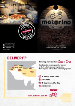 Download Our Delivery Menu