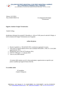 Graduatoria Vincitori - Ufficio scolastico regionale per la Lombardia