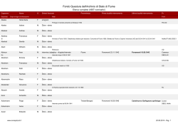 In base alla considerazione degli elementi al momento disponibili