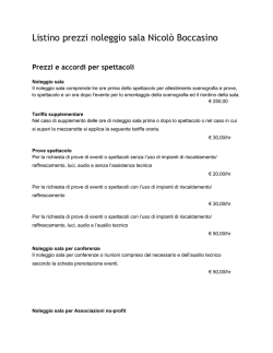 il programma - Business Value