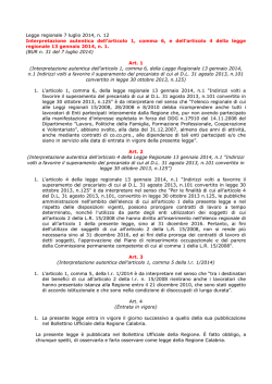 Istruzioni operative n. 20 del 23 marzo 2015