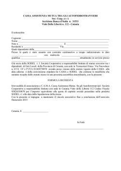 Il Comunicato Stampa in formato pdf