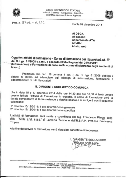 IL RENDICONTO FINANZIARIO