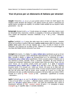 Graduatoria Ammessi al Corso ed Idonei