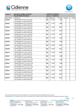 Ecco il programma completo delle tre serate