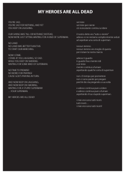 SCHEMA SINTESI PROGETTO