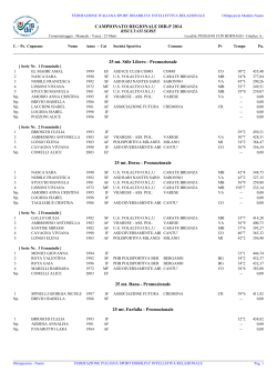 3464/SN/TM 20/03/2015 Ai COMPONENTI LA DELEGAZIONE