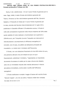 Foglietto S. Messa V Domenica di Quaresima 22 marzo 2015