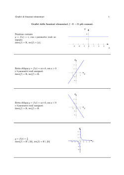 Grafici delle funzioni elementari pi&ugrave; comuni (file pdf)