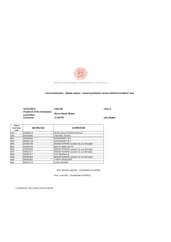 convocazione CLAMDA IM 2 GIOCA solo matricole