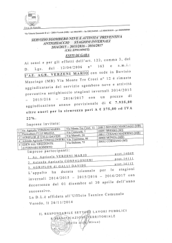 I Az. Agricola VERZENI MARIO.