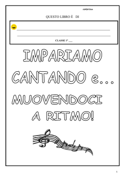Download - progetto karaoke nella scuola primaria cti