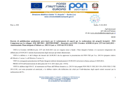 graduatorie provvisorie esperti PON 2013-14