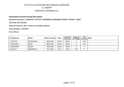Graduatorie interne definitive - Istituto di Istruzione Secondaria
