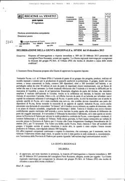 H I REGIONE DEL VENETO^ - Consiglio Regionale Veneto