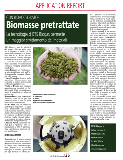 Biomasse pretrattate