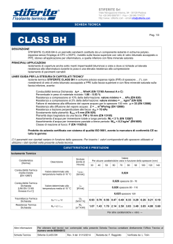 CLASS BH - Stiferite S.r.l.
