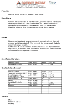 mg/g % mg/g Superficie specifica-B.E.T Astm