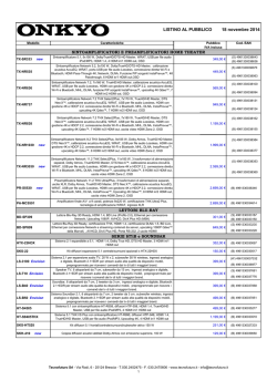 guarda il listino