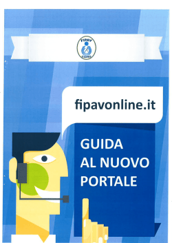 Guida al nuovo portale FipavOnline.it