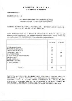 DELIBERAZIONE C.C. n. 22 11.9.2014