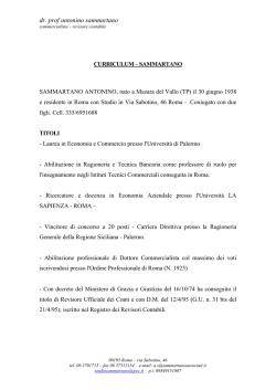 dr. prof antonino sammartano