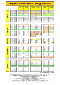 Int Sek Stundenplan 2014-2015