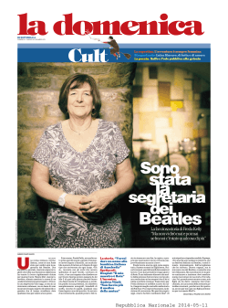 11 Maggio 2014 - La Repubblica