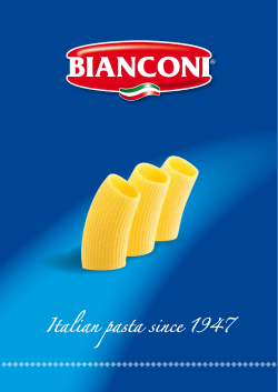 Italian pasta since 1947