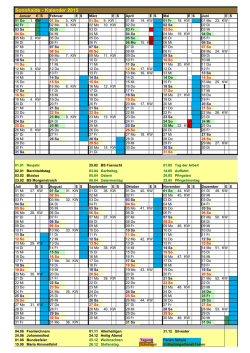 Sonnhalde-Kalender 2015