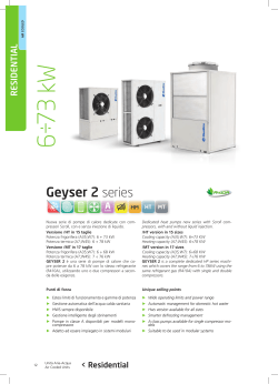 6÷73 kW - Cooling4Industry
