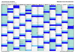 Kalender der N-C-S - Nikodem-Caro