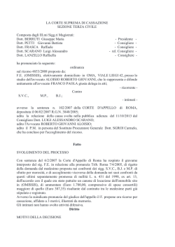 SENTENZA Cassazione civ. N. 37-2014