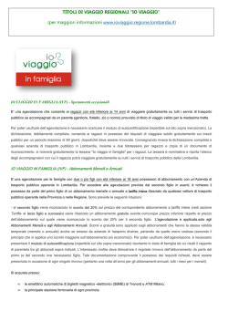 Io Viaggio in sintesi