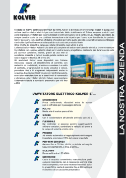 L A N O S T R A A Z IE N D A LA NOSTRA AZIENDA