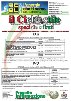 J " la - Comune di Calco