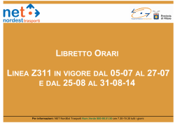 I E DAL 25-08 AL 31-08-14