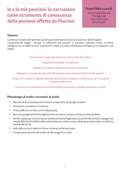 Io e la mia psoriasi - MedicinaNarrativa.eu