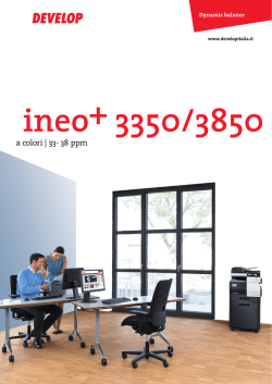ineo+3350/3850 - Sial Servizi