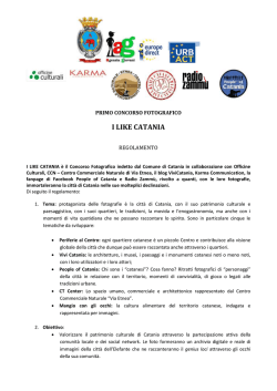 I LIKE CATANIA - Comune di Catania