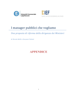 I manager pubblici che vogliamo_Appendice