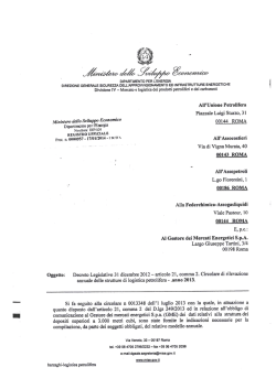 Divisione IV - Mercato e logistica dei prodotti petroliferi e dei