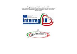 progetto interreg iv italia-austria harnobawi